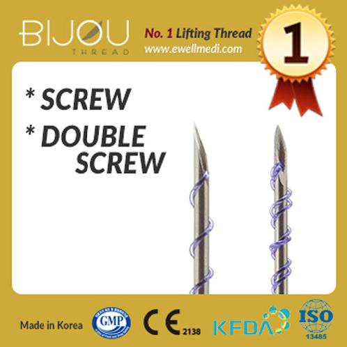 Face and Skin Lifting BIJOU PDO Thread - SCREW / DOUBLE SCREW