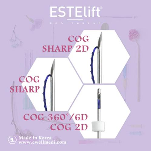 Face / Skin Lifting ESTElift PDO Thread - COG 2D / COG SHARP / COG SHARP 2D / COG 360 6D